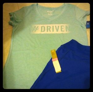 NWT Gianni bini workout capri blue Sz Md